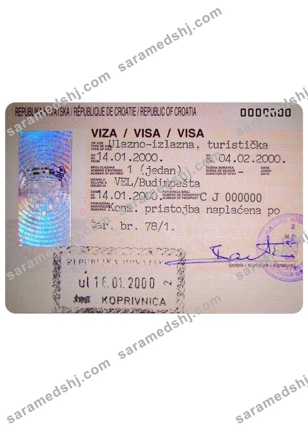 CROATIA visa